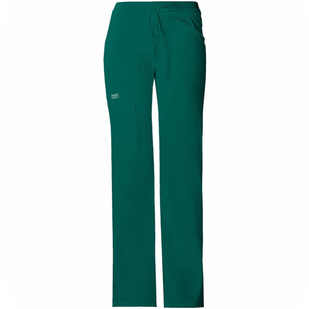 NWT Cheerokee Hunter Green Core Stretch scrub pants Size Small 24001